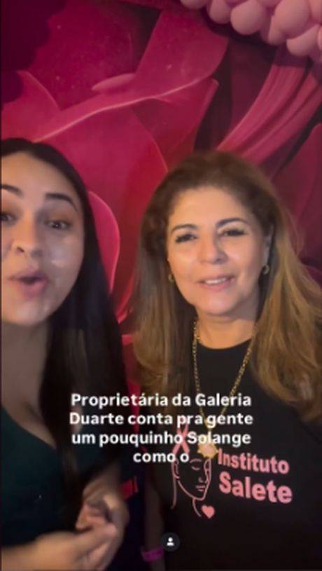 Vídeo com depoimento da proprietária da Galeria Duarte sobre o Instituto Salete