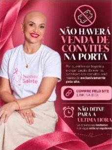 Comunicado: convites apenas pelo site, sem venda na porta
